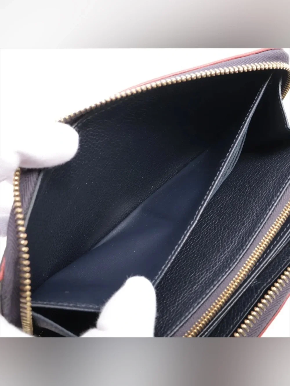 Authentic Louis Vuitton Monogram Zip-Around Leather Wallet w/ COA